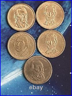 Vtg Rare Coin Lot Coins With Silver Dollars, Gold Presidential Coins And Saca